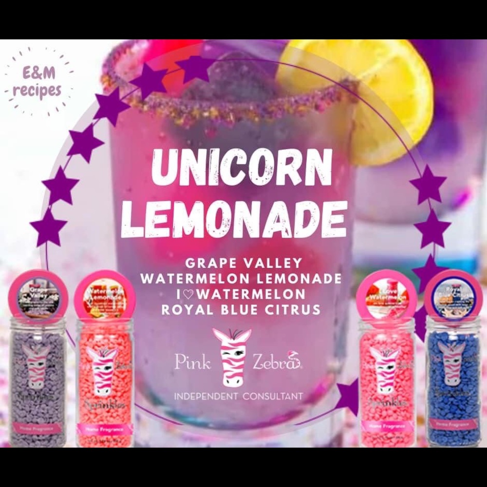 Pink Zebra Sprinkles ‘Unicorn Lemonade’